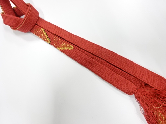 正絹　手組帯締め